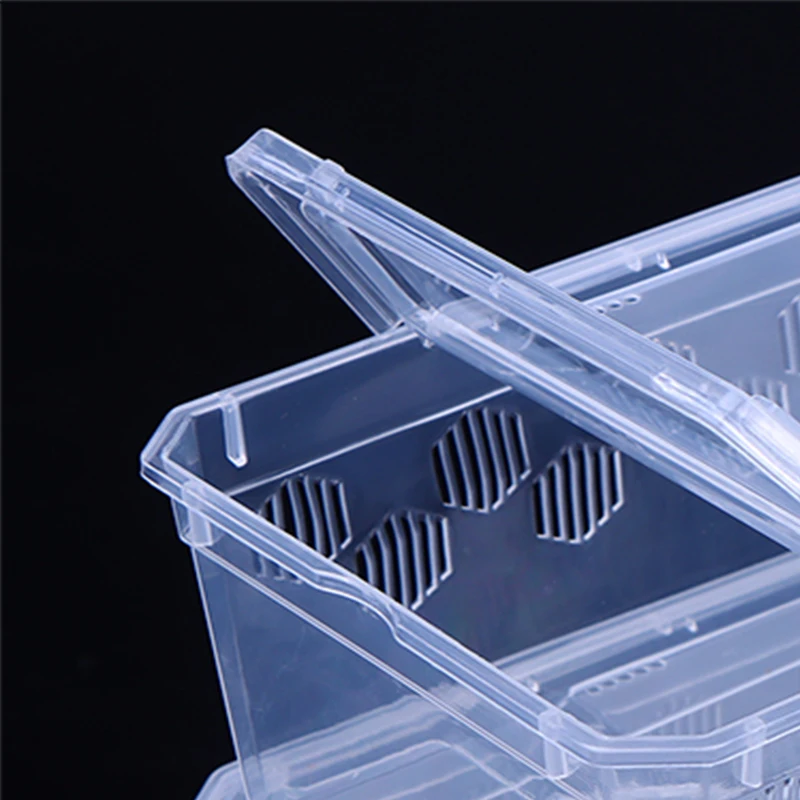 Caixa de Criação para Répteis de Plástico Transparente 18,5 cm - Imagem 2
