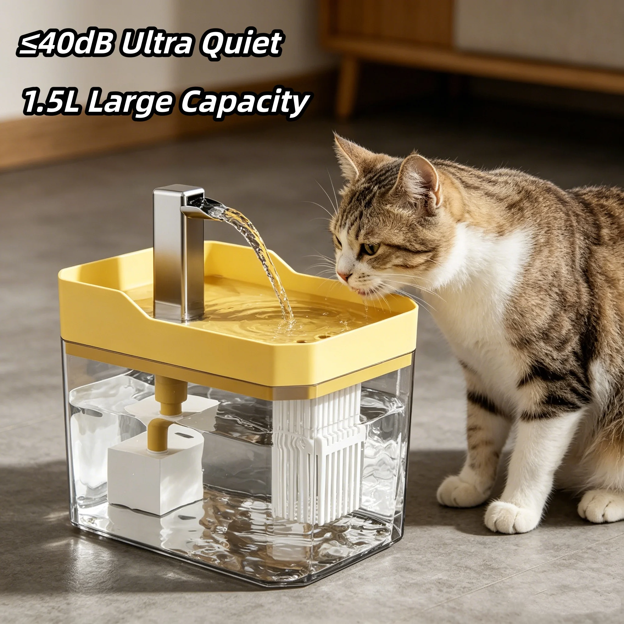 fonte de água usb para gatos e cães