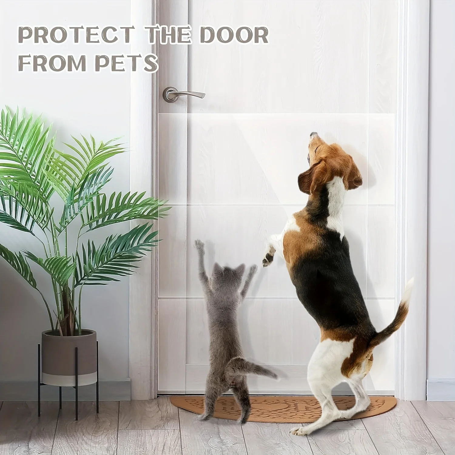 Filme Protetor para Gatos Autoadesivo Transparente para Móveis - Imagem 5