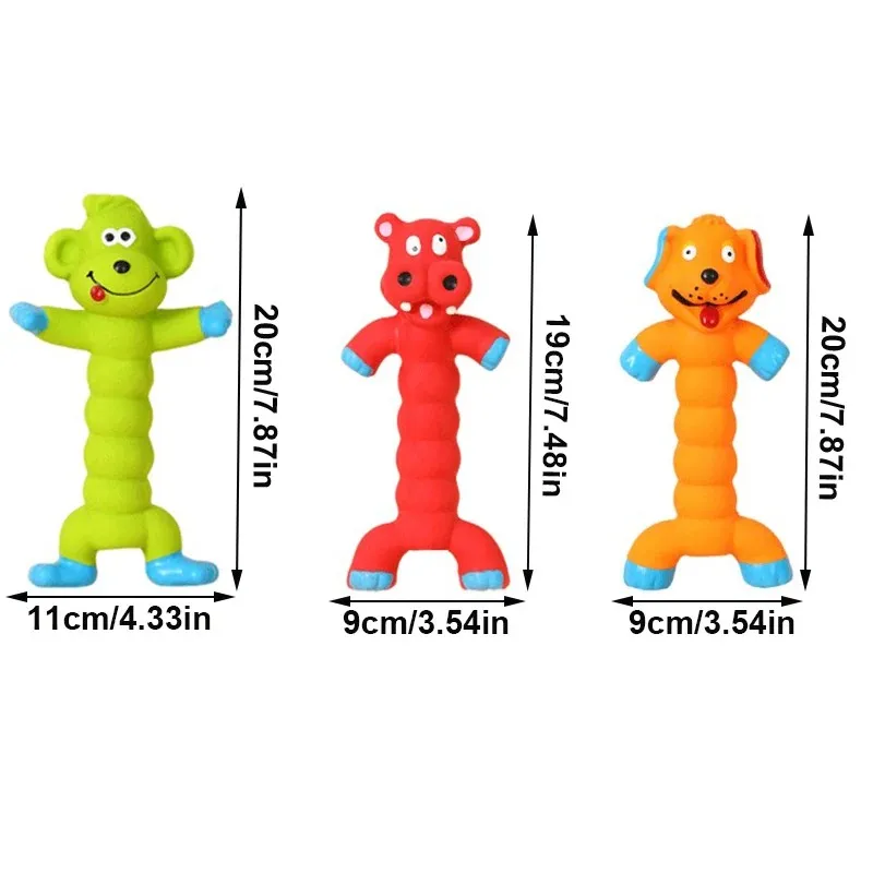 Brinquedo para Cães Borracha com Som para Pequenos e Médios - Imagem 6
