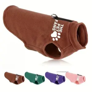 casaco de inverno para cães pequenos com d-ring