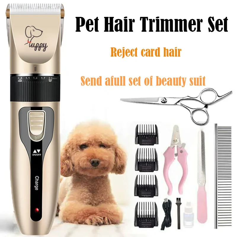 máquina de tosa sem fio para cães e gatos