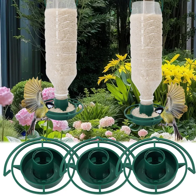 Alimentador de Pássaros para Jardim de Plástico 12,5 cm com Gancho - Imagem 2