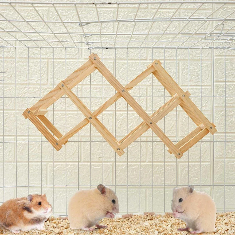 escada de madeira para hamster