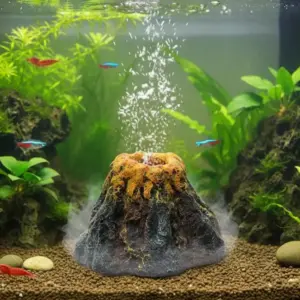 pedra difusora de ar vulcão para aquário