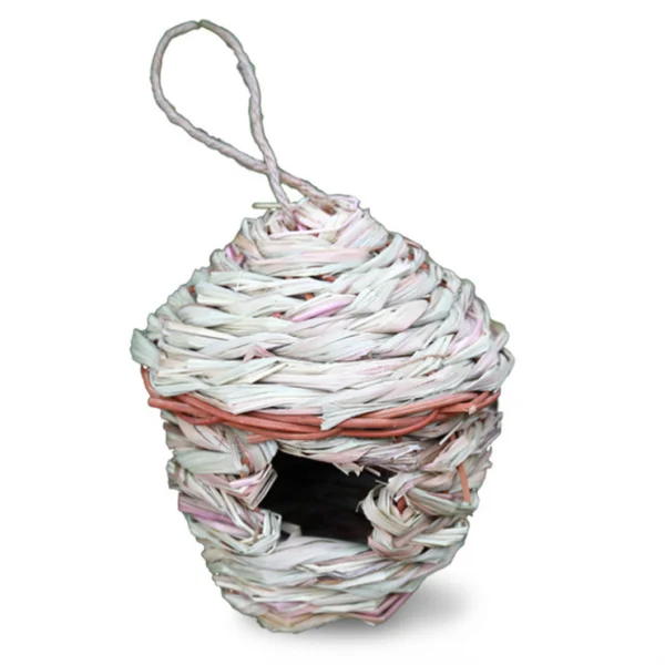 Ninho de Palha para Pássaros e Papagaios 12 cm com Ganchos para Gaiola - Image 6