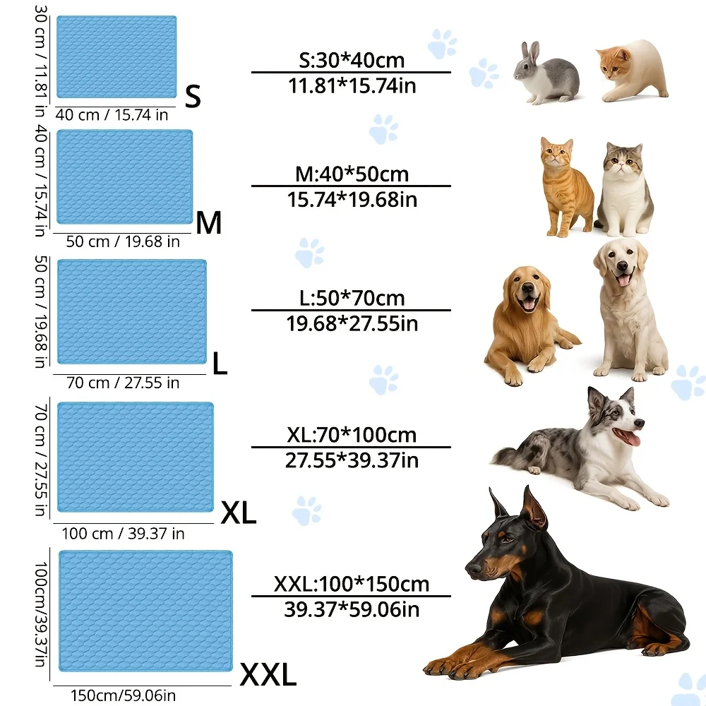 Tapete Gelado para Pets Respirável para Cães e Gatos - Image 6