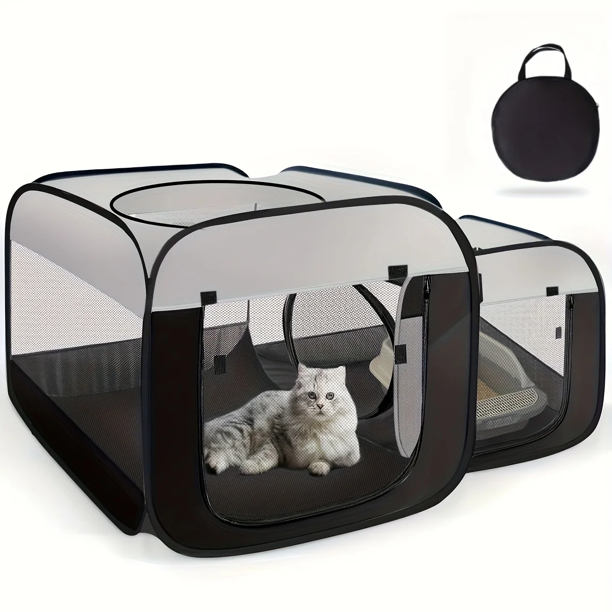 Gabinete para Gatos Portátil para Área Externa Grande - Imagem 4