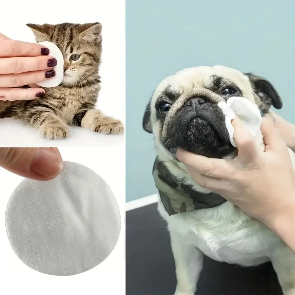 Lenços Umedecidos para Cães e Gatos 200 Unidades para Olhos - Imagem 2