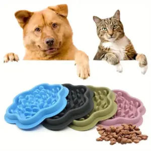 prato alimentador lento para cães e gatos