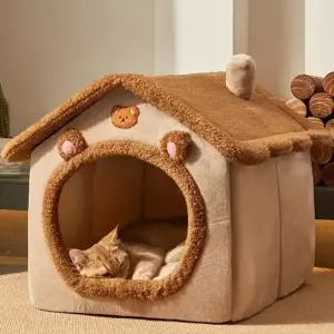 casa dobrável para cães e gatos pequenos