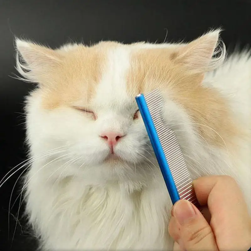 Pente para Cães e Gatos de Aço Inoxidável Tamanho S - Imagem 2