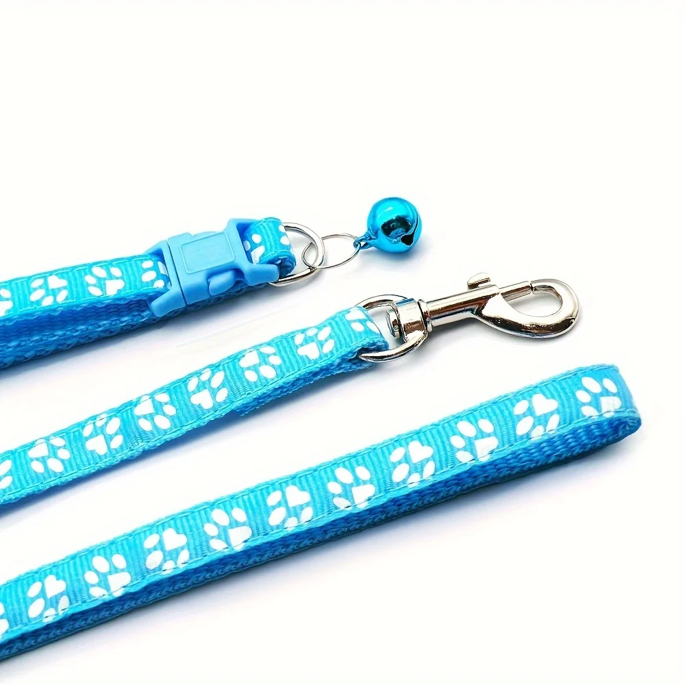 Coleira para Cães e Gatos com Estampa de Pata Ajustável 19-32 cm - Imagem 6