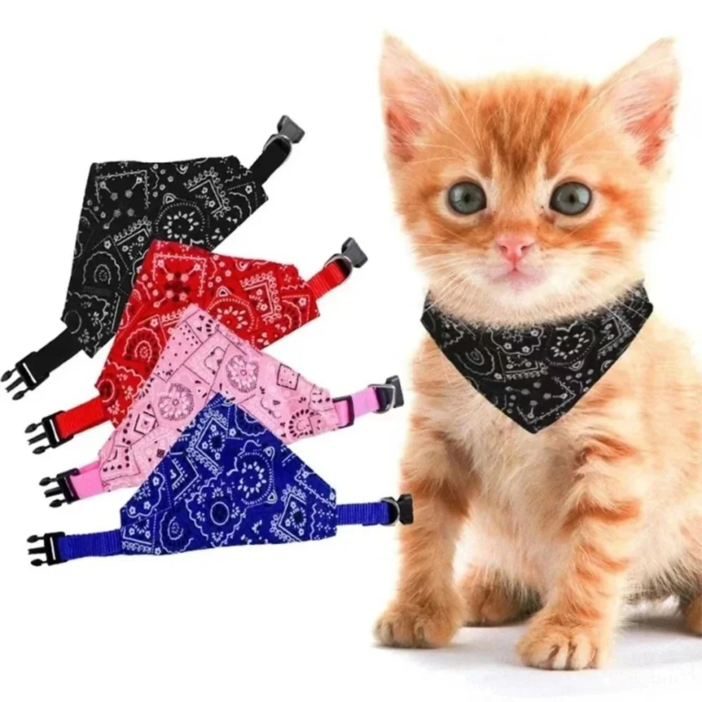 bandana para gatos e cães ajustável