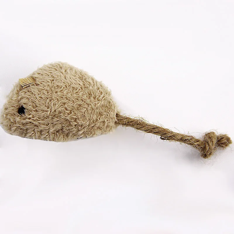 Brinquedo de Pelúcia para Gato Kit 3 Ratos com 10,5 cm - Imagem 3
