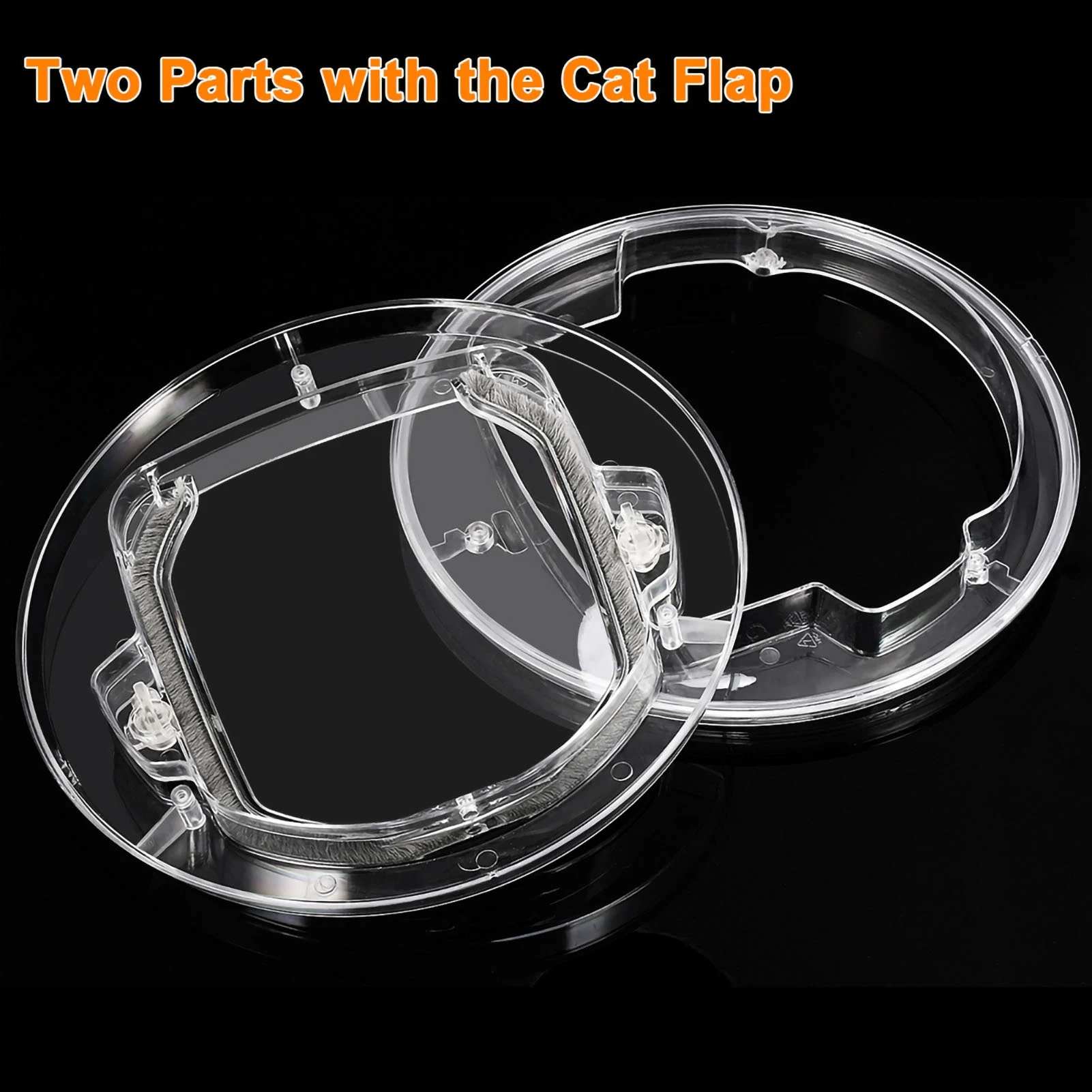 Porta Flap para Gatos e Cães Pequenos com Trava de 4 Posições - Imagem 5