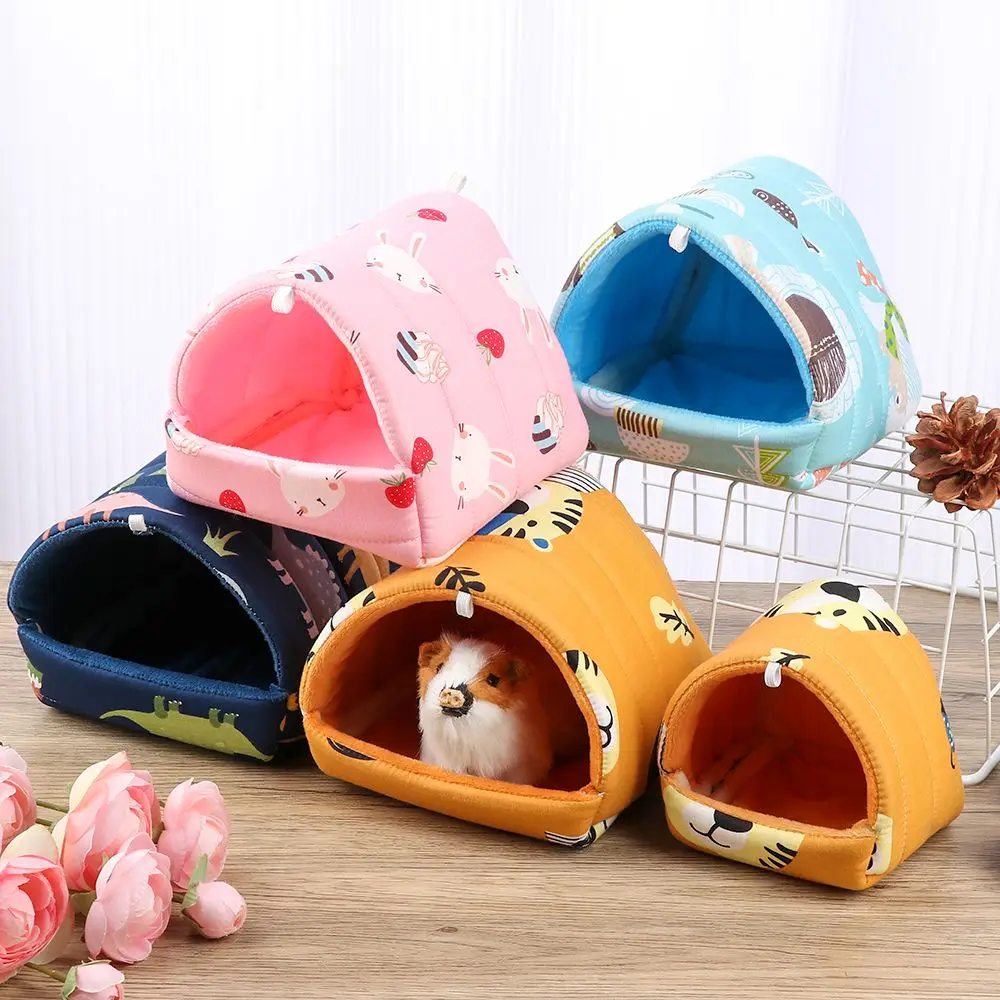 Toca de Flanela para Hamster e Roedores Pequenos Suspensa ou no Chão - Imagem 2
