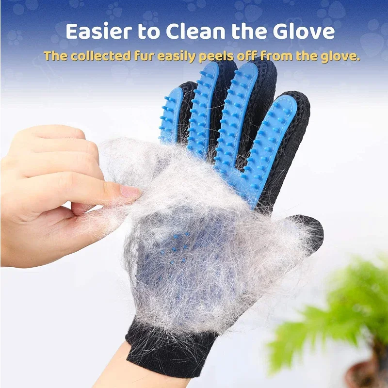Kit de Limpeza para Cães e Gatos Escova e Luva de 2 Lados - Imagem 2