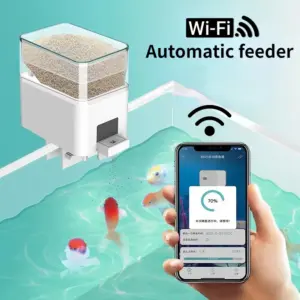 alimentador automático para aquário com wi-fi