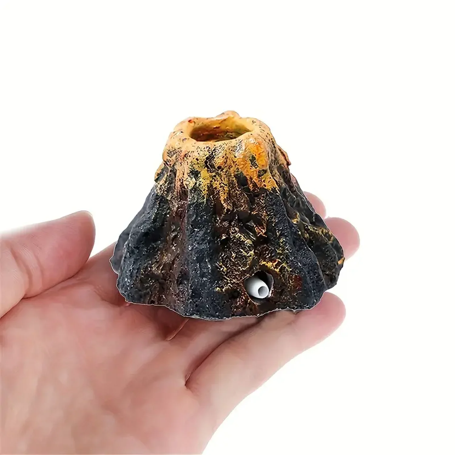 Pedra Difusora Vulcão para Aquário de Resina 6,2x4,4 cm - Imagem 3