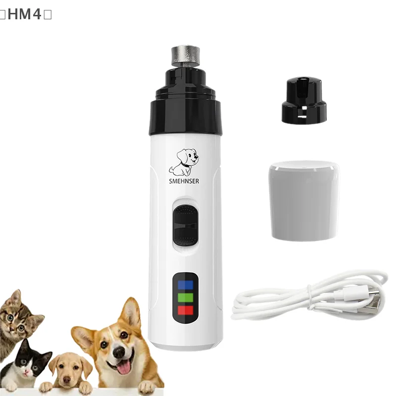 Moedor de Unhas para Cães Recarregável USB com 2 Velocidades - Imagem 2