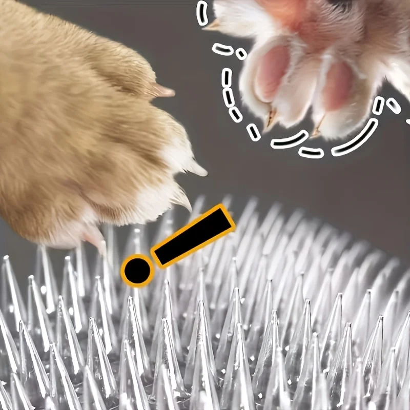 Tapete Plástico Anti-Gatos com Espinhos para Evitar Escavação - Imagem 5