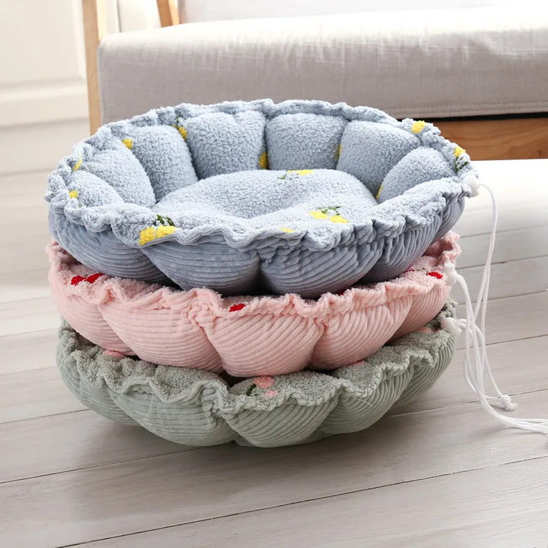 Cama Ninho para Gatos e Cães de Veludo Macio Ajustável - Image 2
