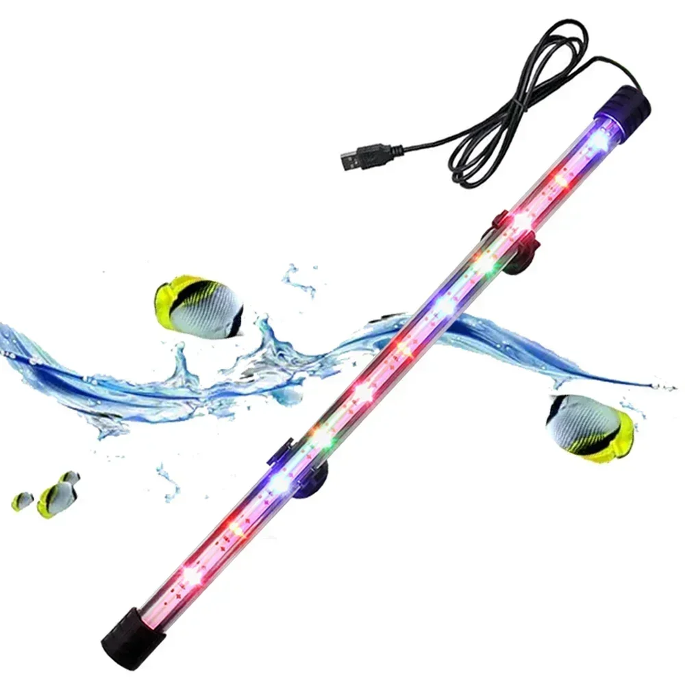 Luminária LED Submersível para Aquário USB 17-47cm com Ventosa - Imagem 3