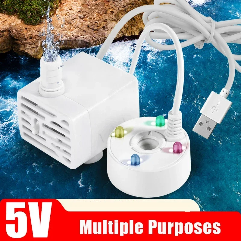 Bomba D'água e Nebulizador USB 5V para Aquário com Sensor de Nível - Imagem 2