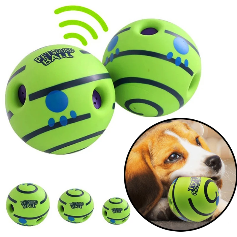 brinquedo para cães wobble wag giggle ball