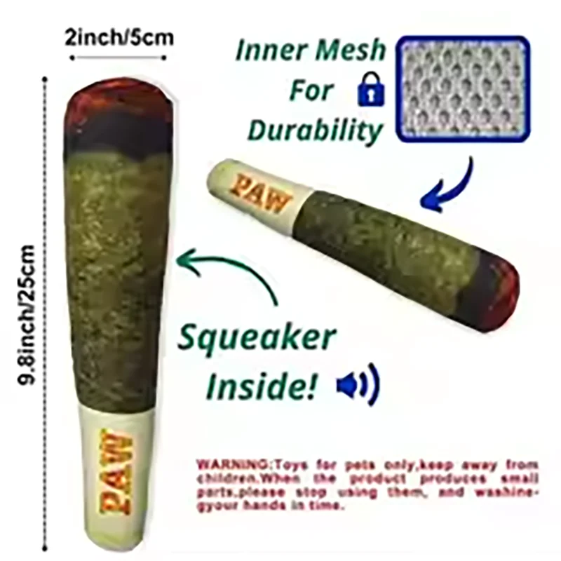 Brinquedo de Pelúcia para Cães com Squeaker Interno - Imagem 3