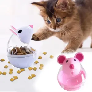 brinquedo dispenser de comida para gatos mouse
