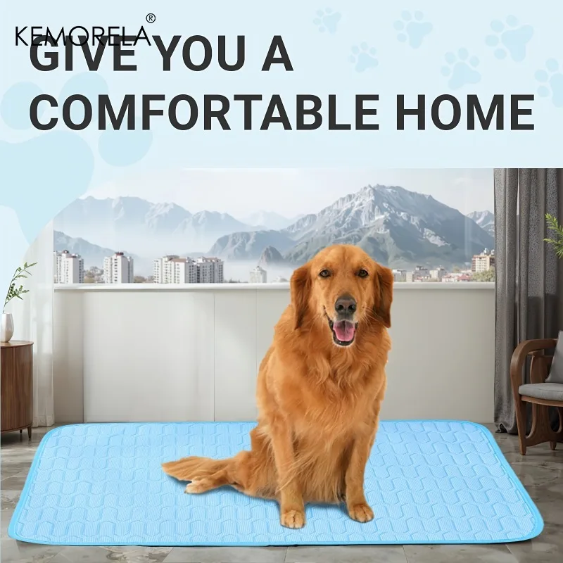 Tapete Gelado para Pets de Tecido Respirável e Lavável - Imagem 2