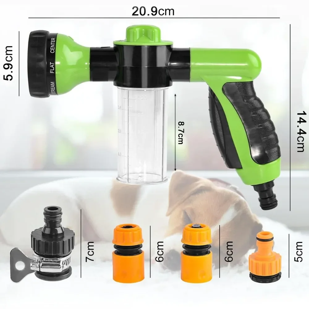 Bico Pulverizador 8 em 1 para Cães e Gatos com Conectores Universais - Imagem 6