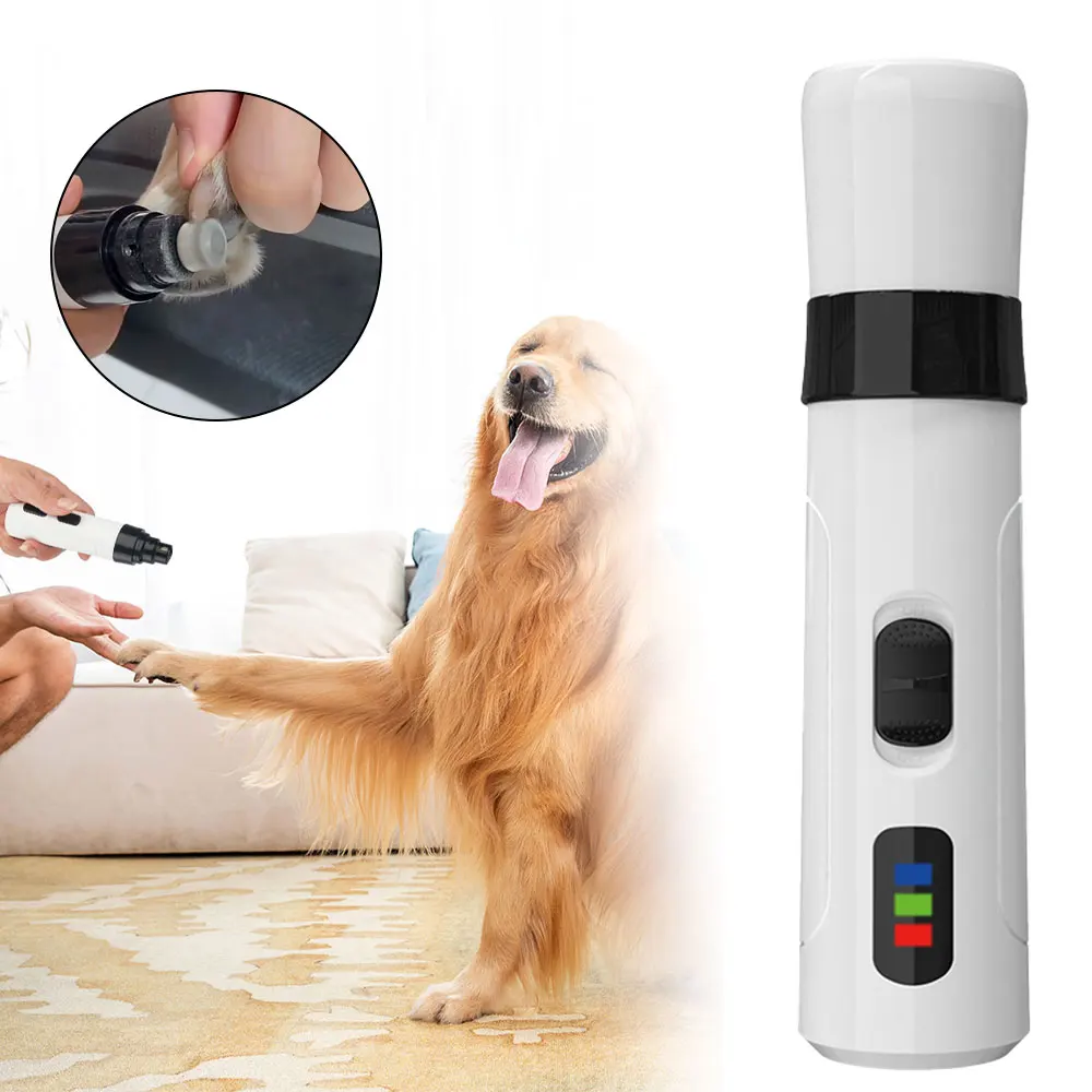 Lixador de Unhas para Cães Silent Grind Pro USB Recarregável - Imagem 2