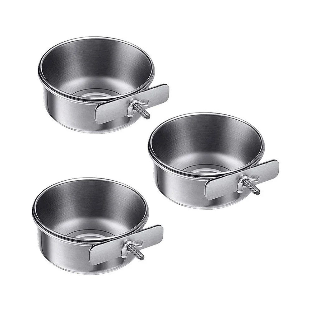 Comedouro para Hamster de Aço Inoxidável com Fixação para Gaiola - Imagem 6