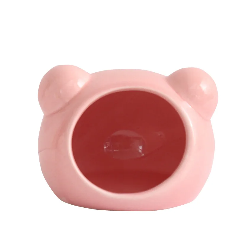 Ninho de Cerâmica para Hamster e Ursos Dourados Branco - Imagem 5