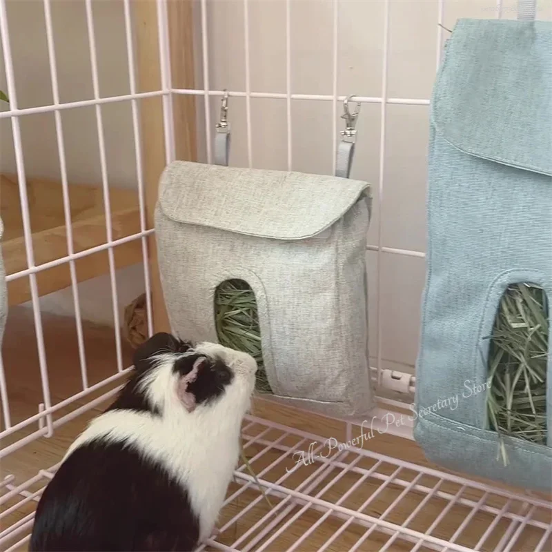 saco alimentador de feno para hamster