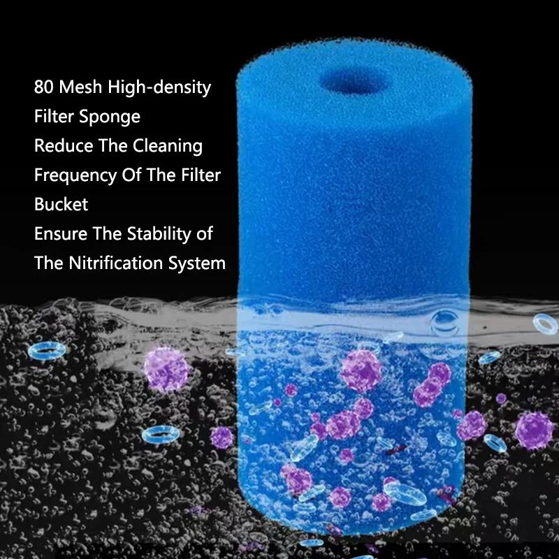 Filtro Externo para Aquário de Água Doce e Salgada com Esponja - Imagem 5