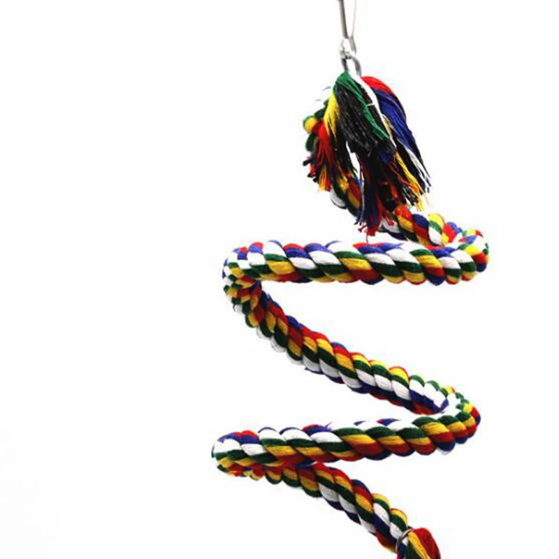 Brinquedo de Corda para Papagaio e Calopsita de Algodão 50 cm - Imagem 2