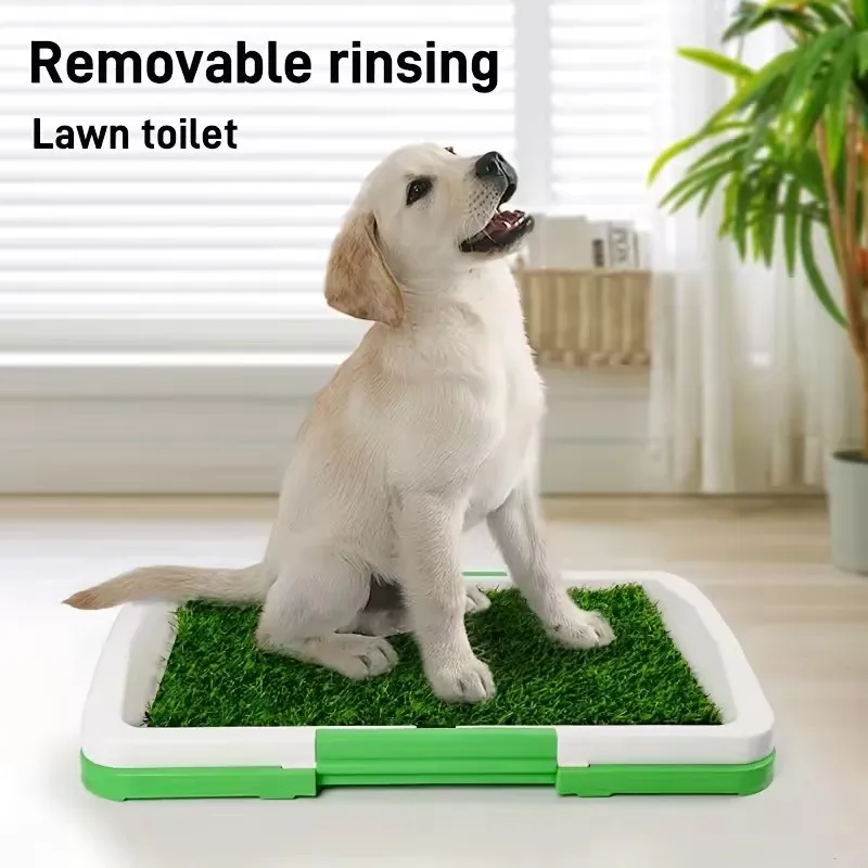 Sanitário Canino Grama Artificial Lavável Treinamento Filhotes - Imagem 3