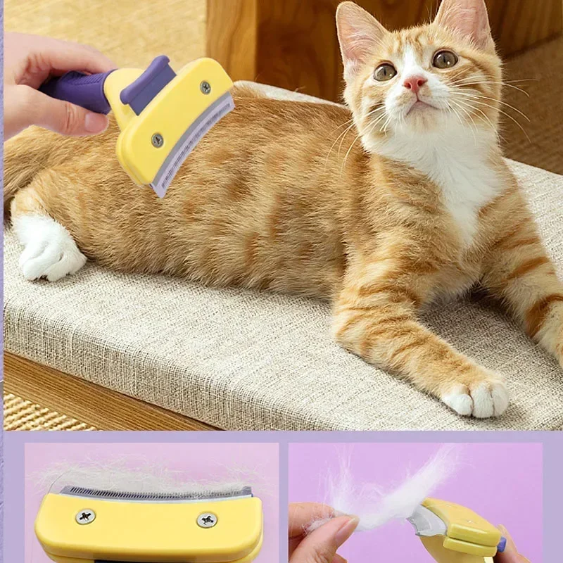 Escova para Cães e Gatos Removedora de Pelos - Imagem 2