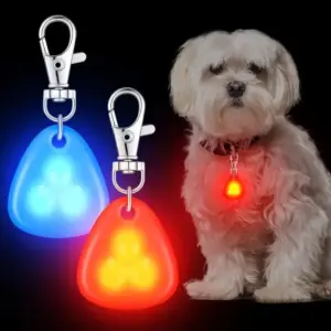 pingente led para coleira de cães