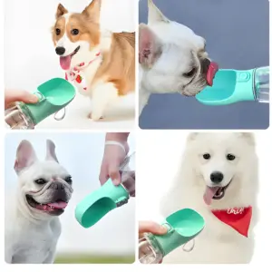 garrafa de água portátil para cães e gatos