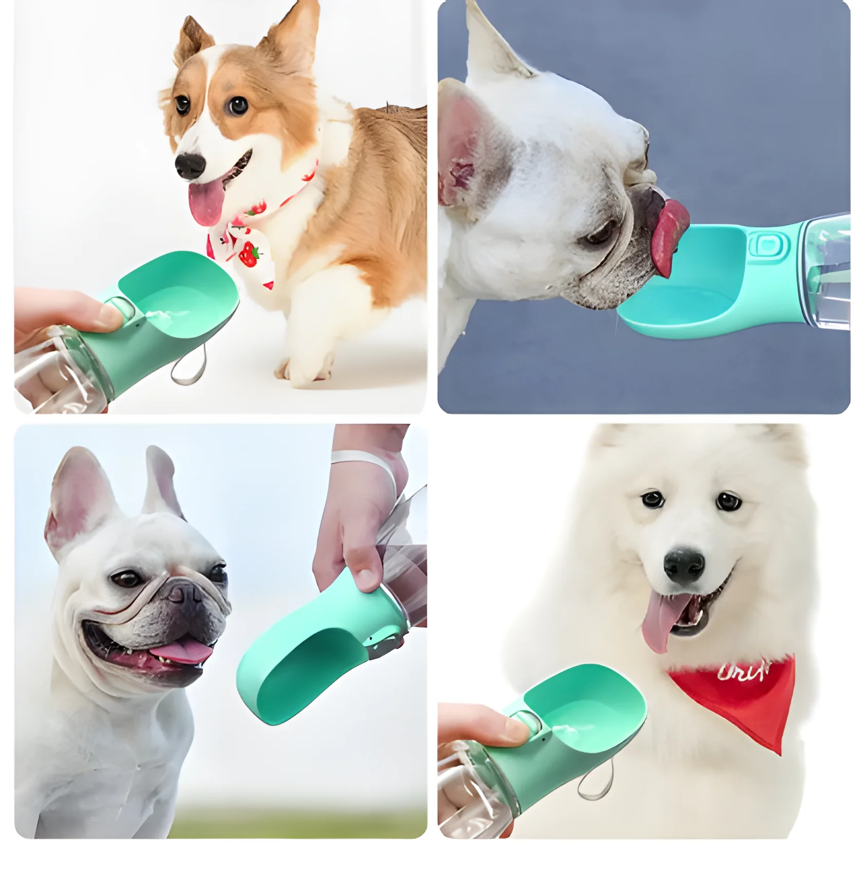 garrafa de água portátil para cães e gatos