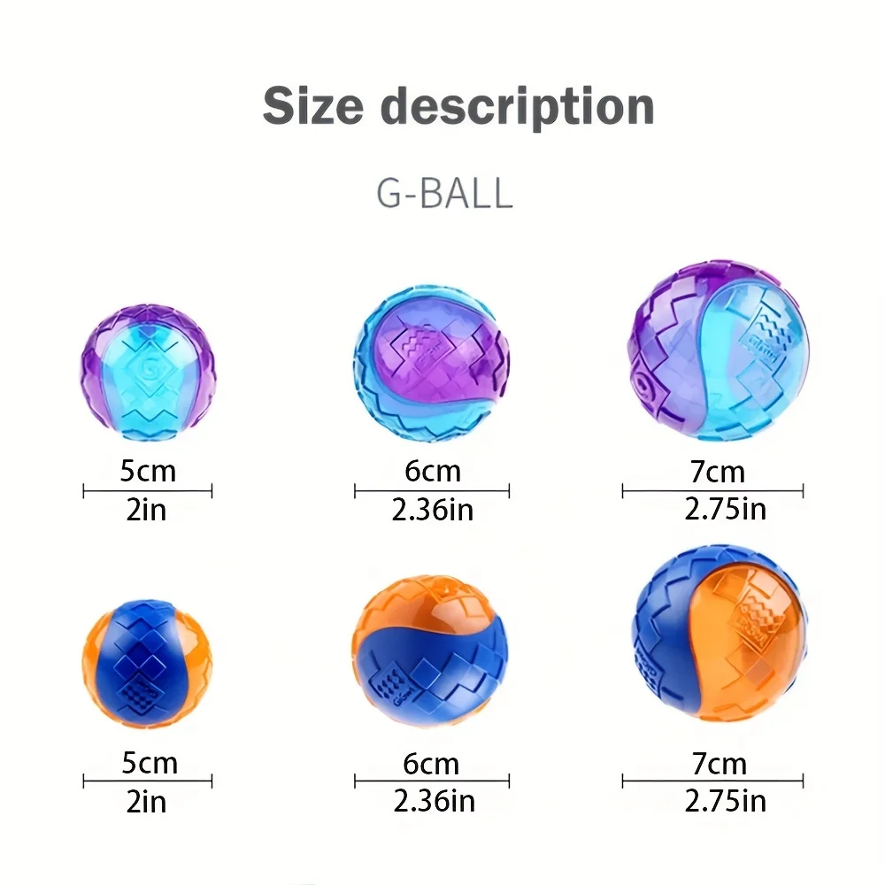 Brinquedo Bola de Borracha para Cães com Som Squeaky - Imagem 5