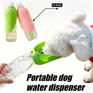 garrafa de água portátil para cães e gatos