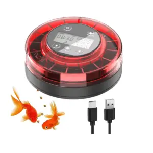 alimentador automático de peixes com timer