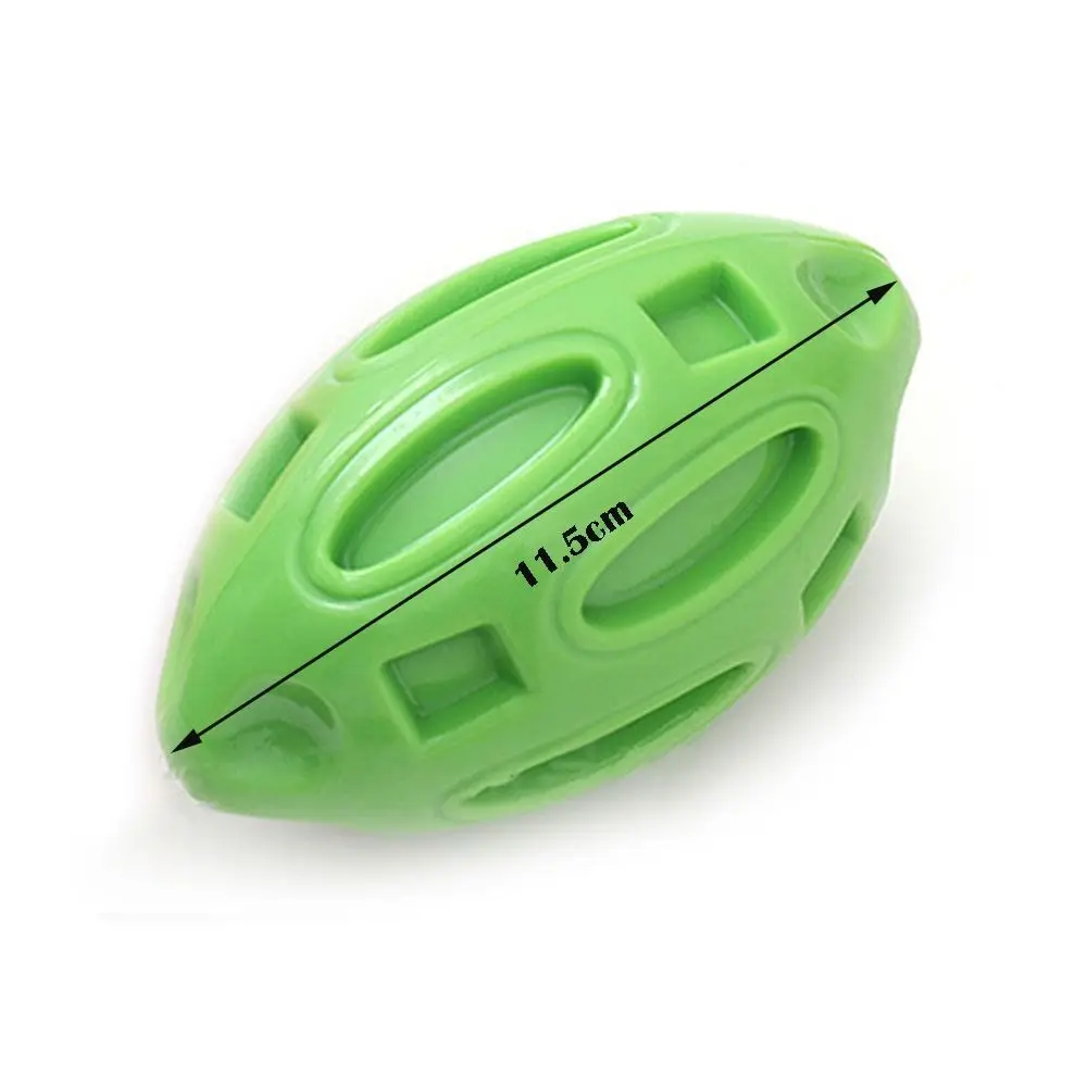 Bola de Rugby Squeaky para Cães Grandes de Borracha com Som - Imagem 6