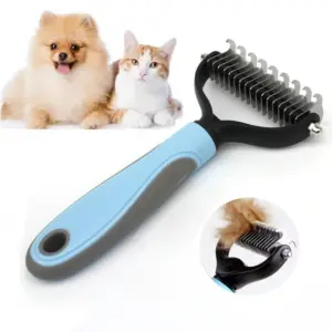 escova para remover pelos de cães e gatos